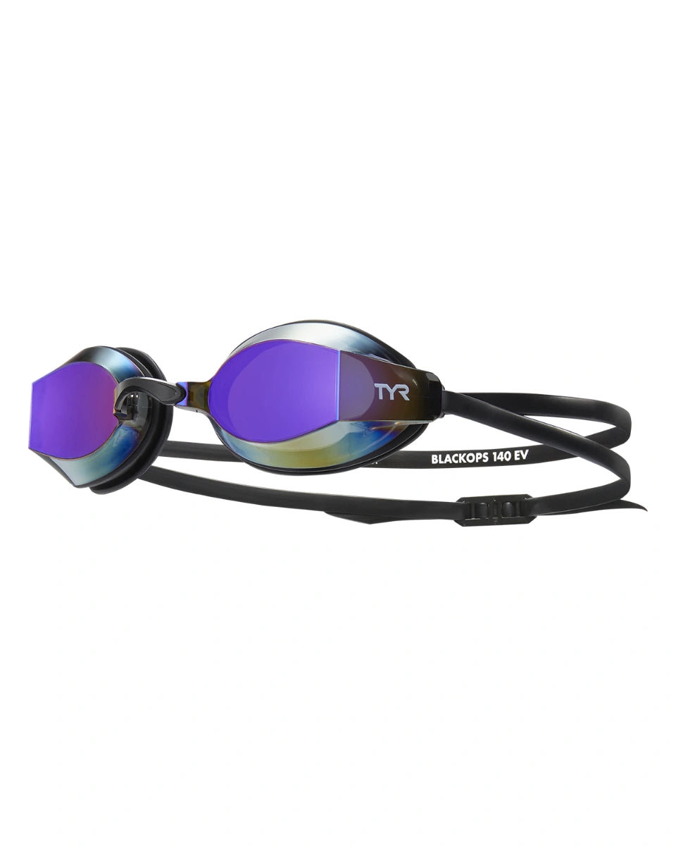 TYR ADULTS BLACK OPS 140 EV MIRRORED RACING GOGGLES