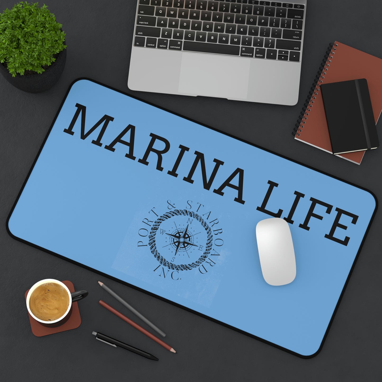 Port & Starboard Inc. "Marina Life" Desk Mat