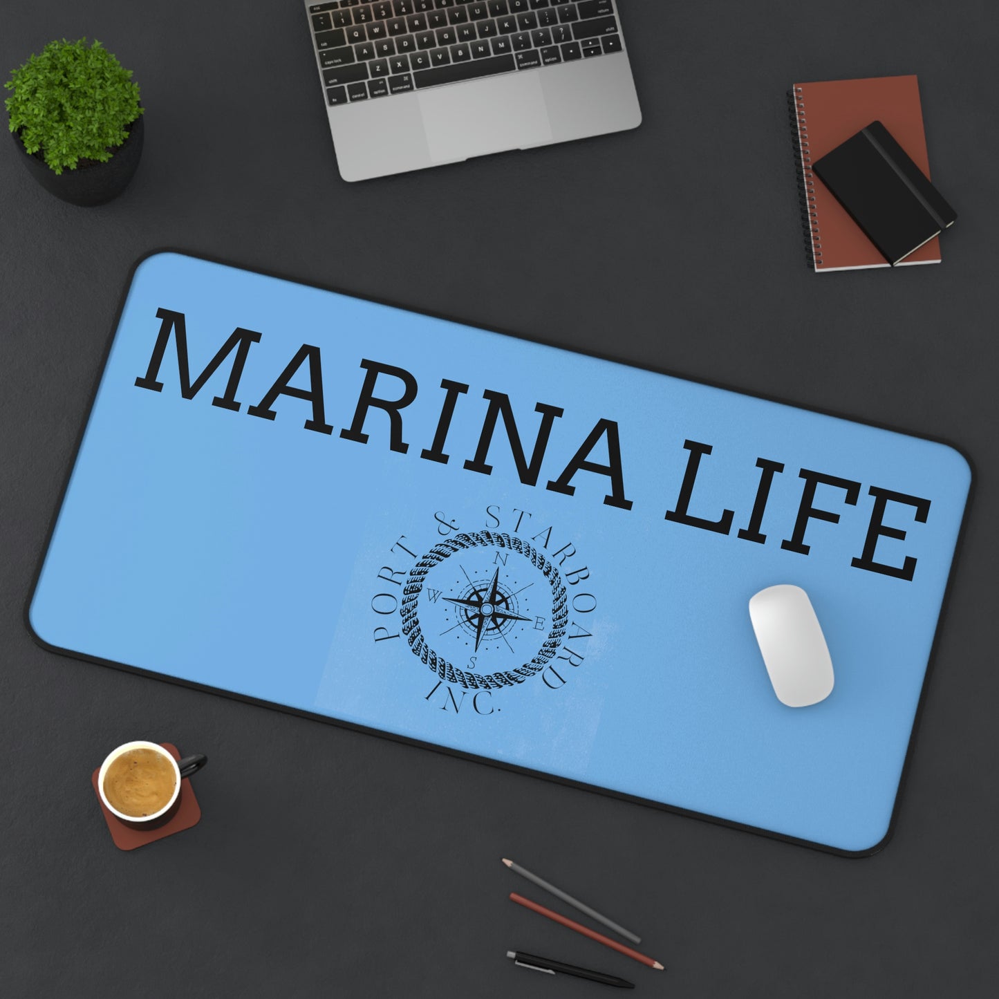 Port & Starboard Inc. "Marina Life" Desk Mat